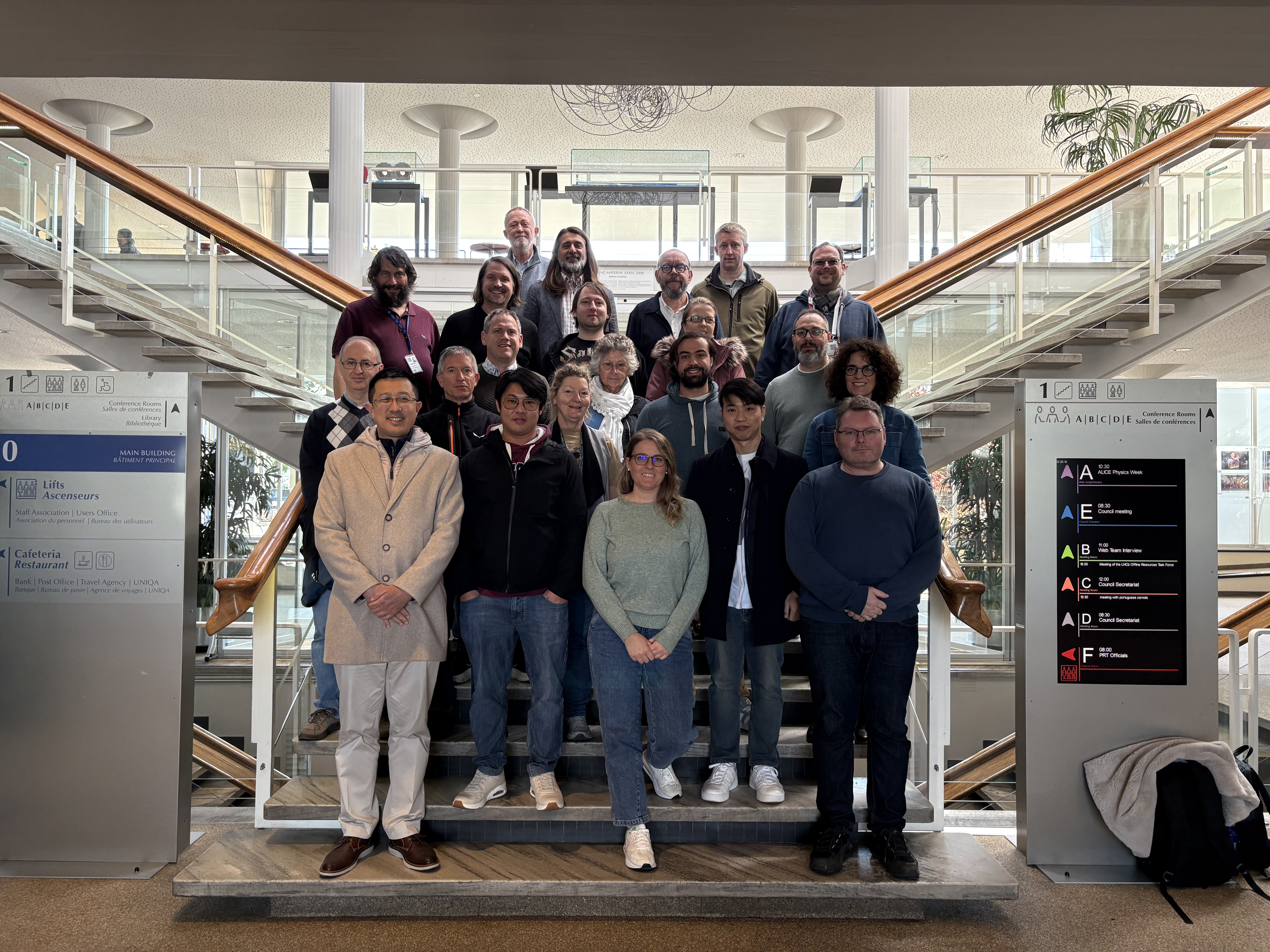Participants at CERN (Meyrin)